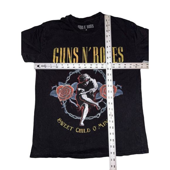 Guns N Roses Men's T-Shirt Size M‎ Sweet Child Graphic Print Short Sleeve Black - Picture 2 of 3